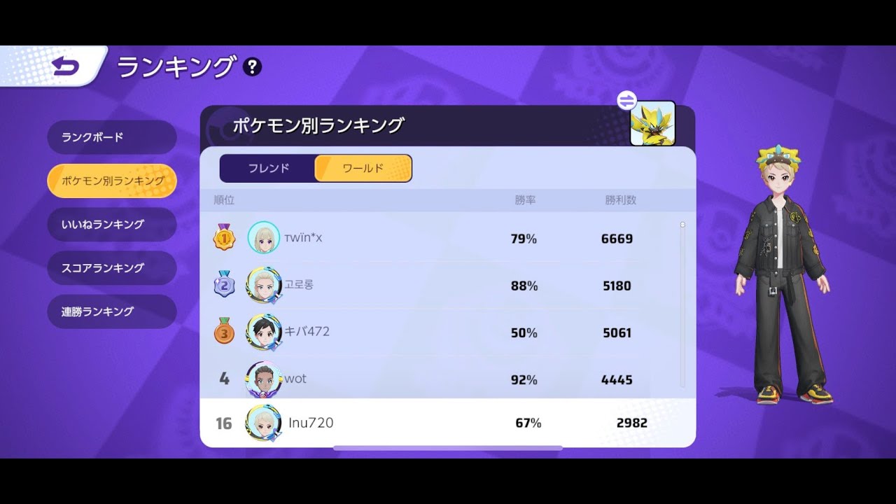 【参加型】ゼラオラ13位　ランクマ