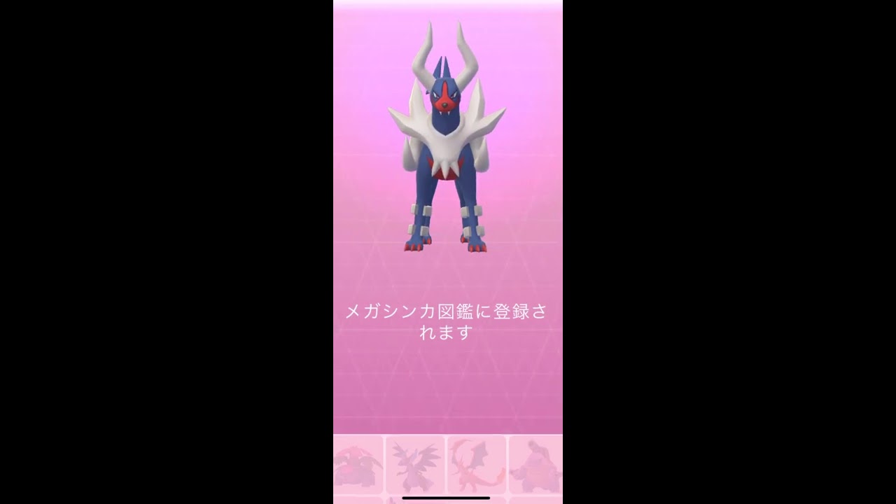 【Pokémon GO】ヘルガー→メガヘルガー メガシンカ🔥 色違いver