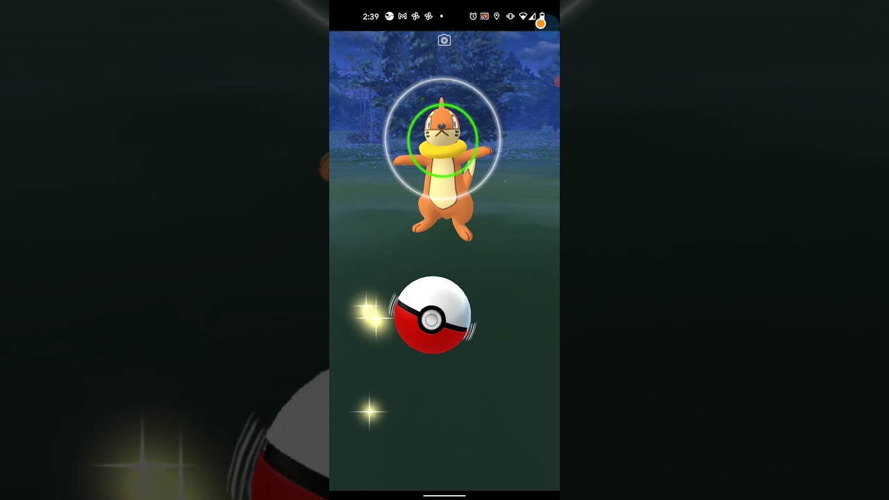 【ポケモンGO】ブイゼルをワンショット・エクセレント・カーブスローでゲットしただけの動画