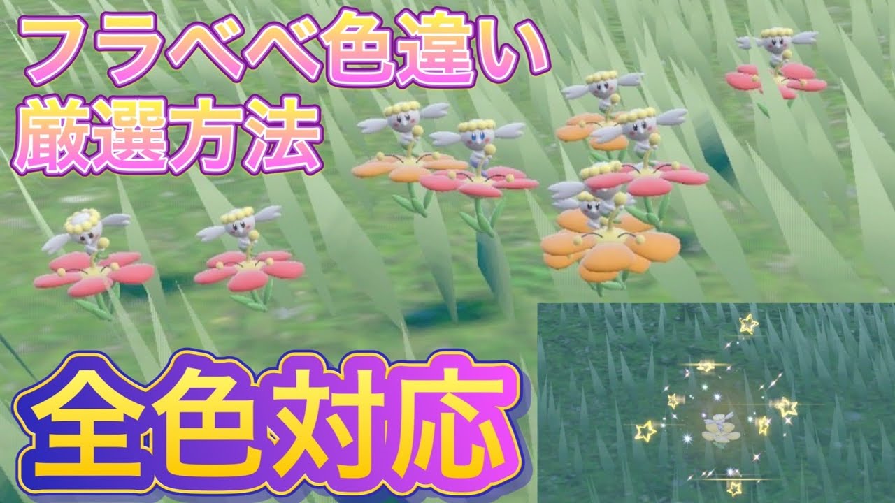 効率厨がフラベベの色違い厳選方法について解説【ポケモンSV】