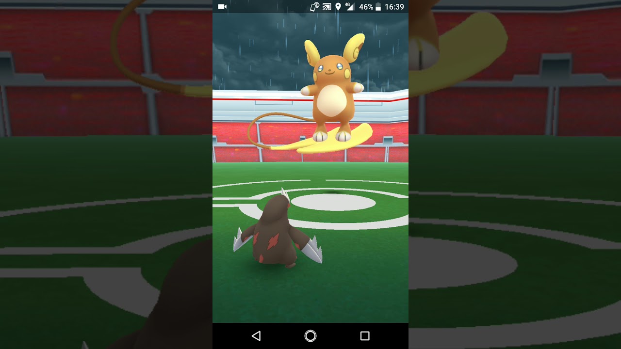 ポケモンGO「ソロレイドでライチュウ（アローラのすがた）をGETするまで」（24）