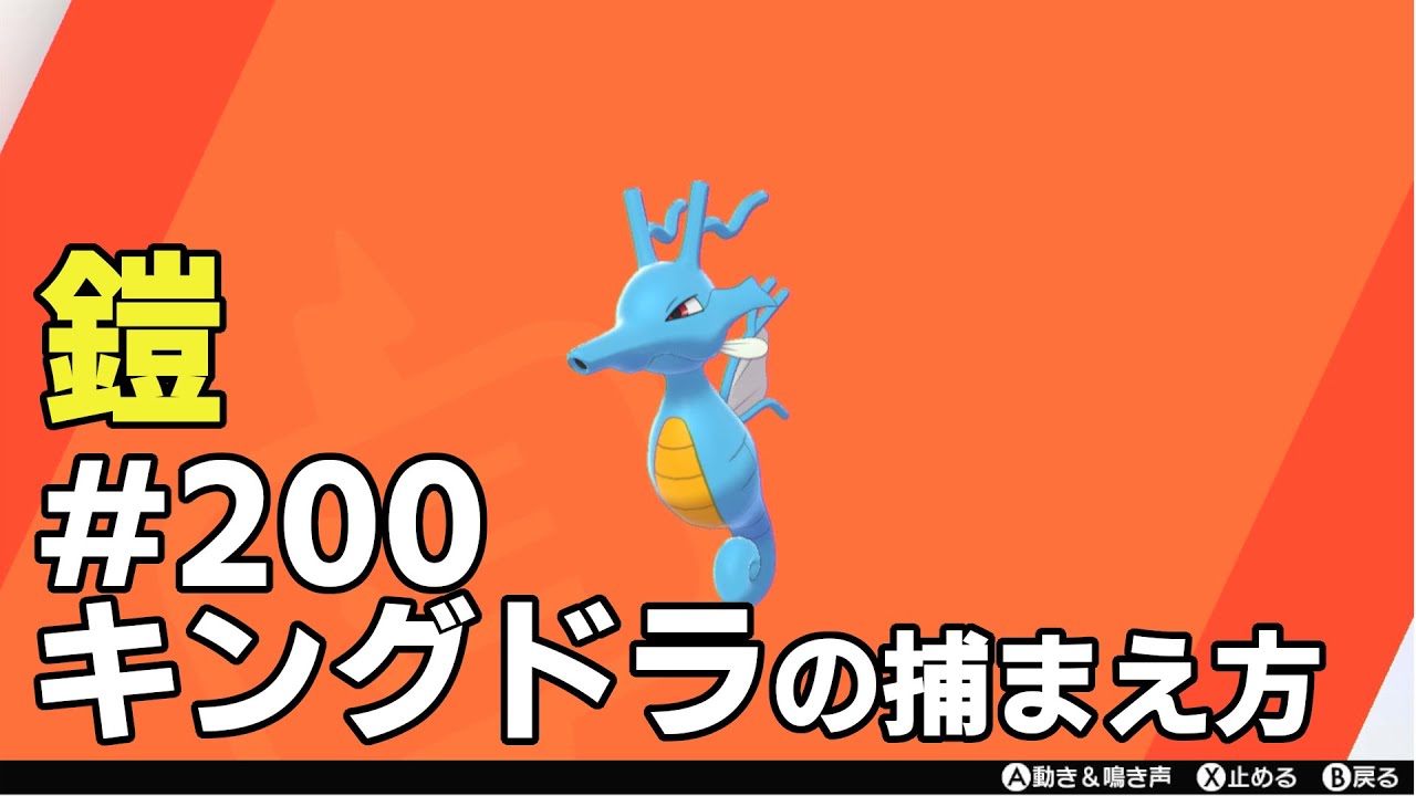 キングドラを探している方に見てほしい動画