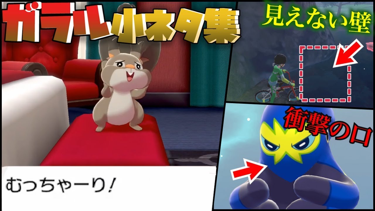 【小ネタ】ガラル珍百景を案内〜存在しない壁/探偵イベント/オトスパスの口など〜【ポケモン剣盾】