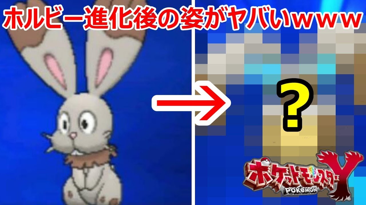 【3DS】~ホルビーの進化後の姿が衝撃的!?ｗｗｗ~ポケットモンスターY実況プレイPART6