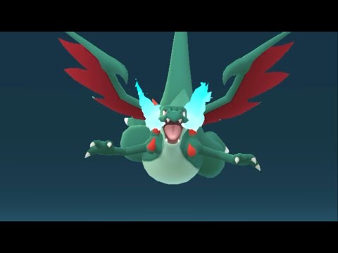 ポケモンgo 色違いリザードンをメガリザードンYにメガ進化させてみた