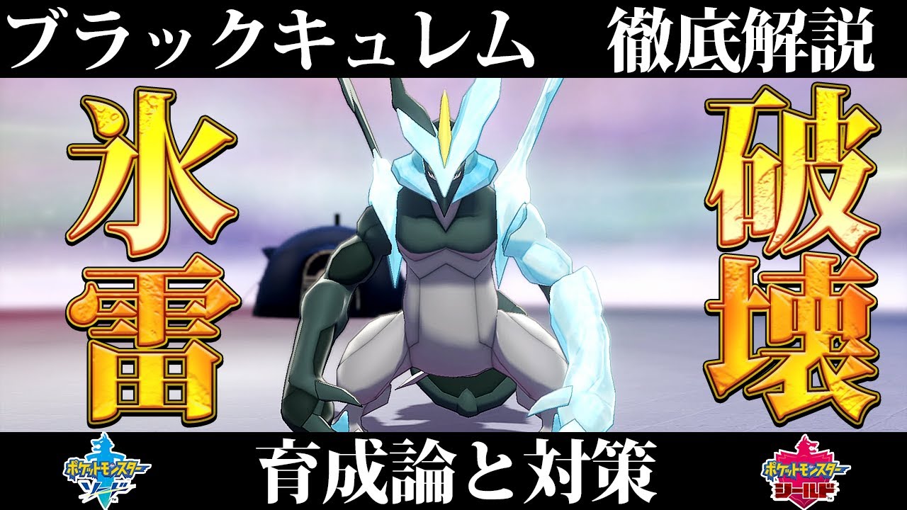 【ポケモン剣盾】ブラックキュレムの育成論と対策、入手方法まとめ！性格や技構成を元プロゲーマーが徹底解説！【ポケモンソードシールド】