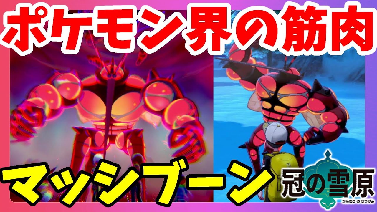 【ポケモンソードシールド】マッシブーン！筋肉アピールがひどすぎるウルトラビースト捕獲！冠の雪原【エキスパンションパス】