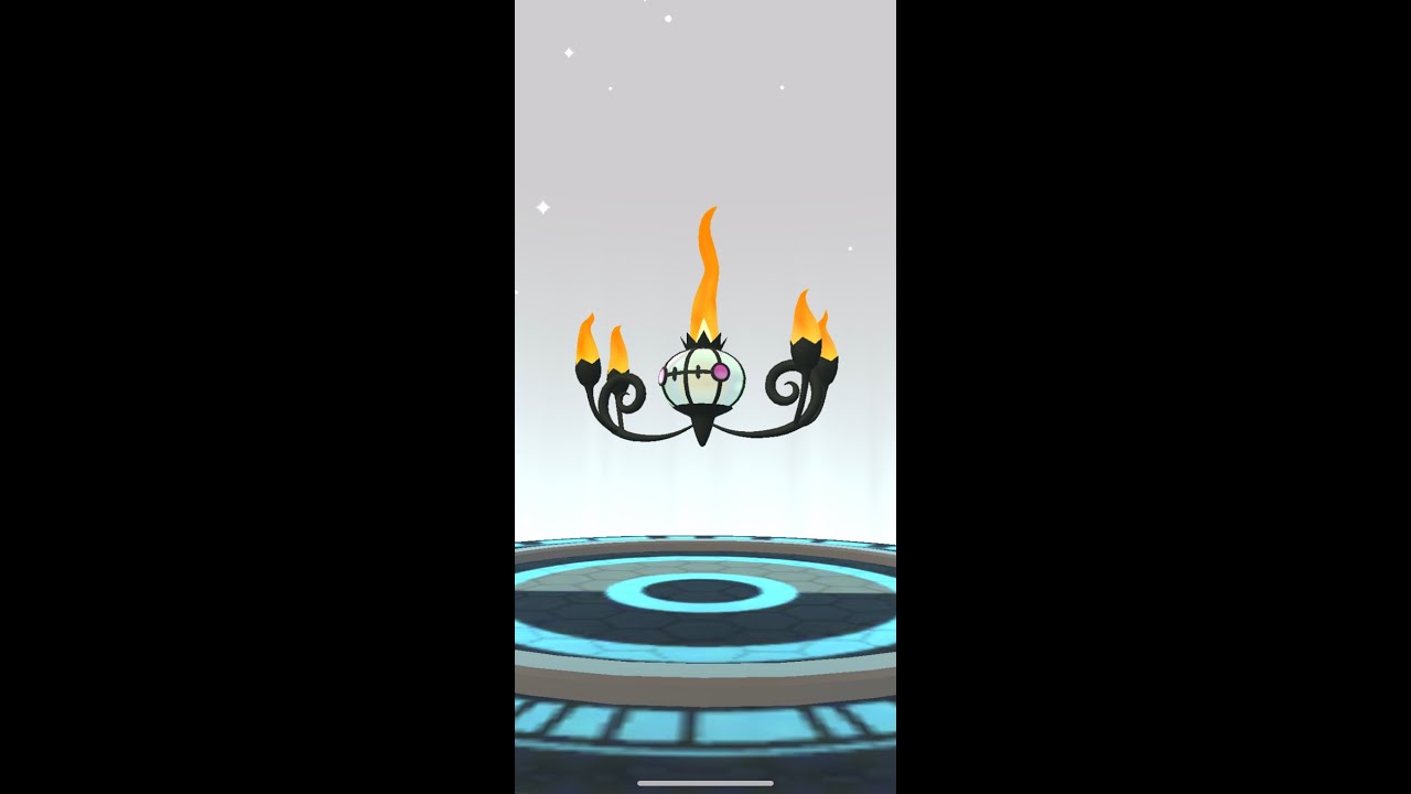 【ポケモンGO】色違いシャンデラへ進化させる！コミュニティデイ #shorts