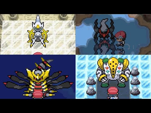 【プラチナ】全伝説ポケモン登場シーン＋おまけ/アルセウス/ダークライ/ディアルガ/パルキア【ポケットモンスター】
