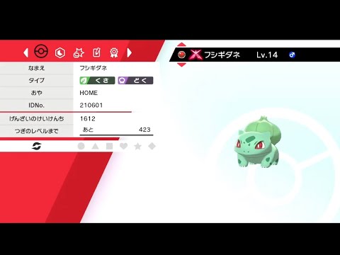 ポケモン剣盾特別なフシギダネとゼニガメを受け取ろう‼️✨