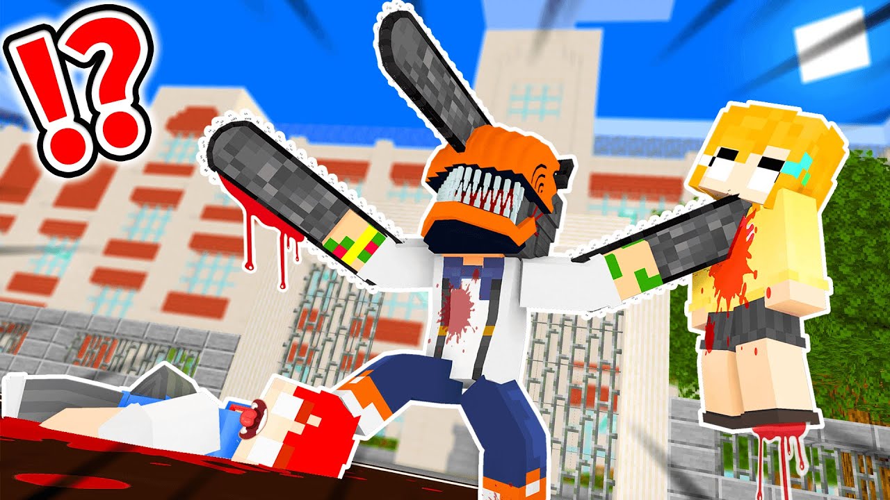 最強の「チェンソーマン」になって友達にドッキリした結果…大変なことになったｗ😨🩸【まいくら・マインクラフト】