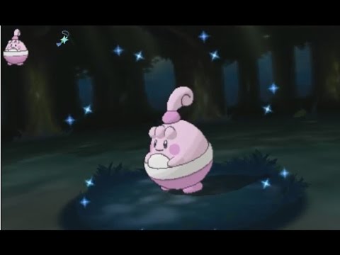 3DS【ポケモン ORAS】 shiny Happiny 色違い ピンプク 色違 小福蛋