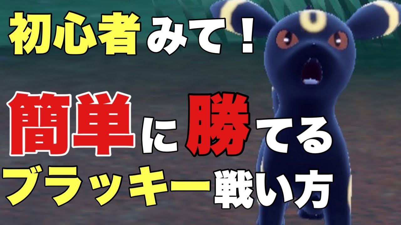 【ポケモンSV】超絶耐久型ブラッキー育成論。初心者も使える最強の戦いかた。