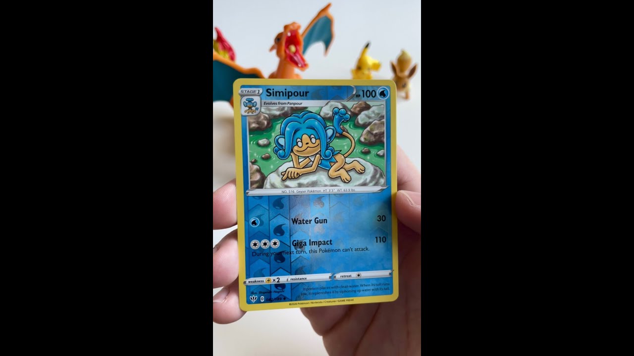 Simipour! #shorts #pokemon #pokémon #pokemoncards #pokemontcg