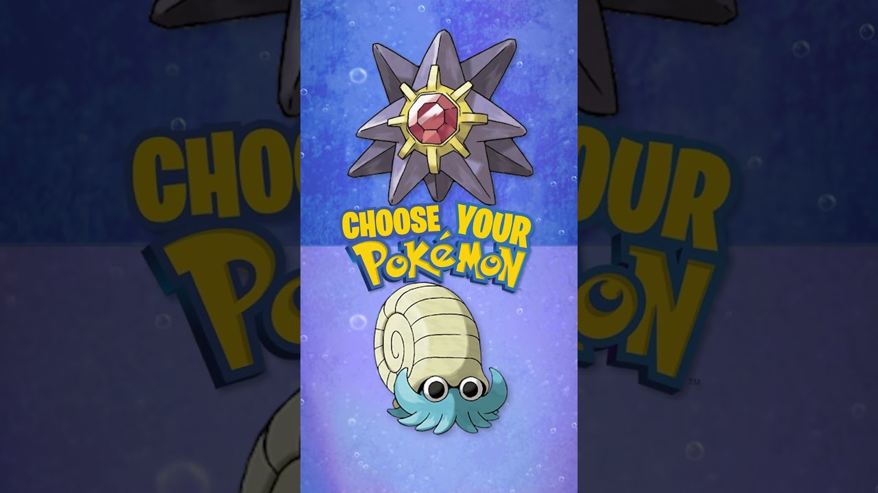 Starmie vs Omanyte | Choose That Pokémon!