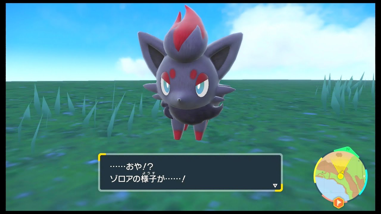 SVのポケモン　ゾロア レベル30で進化