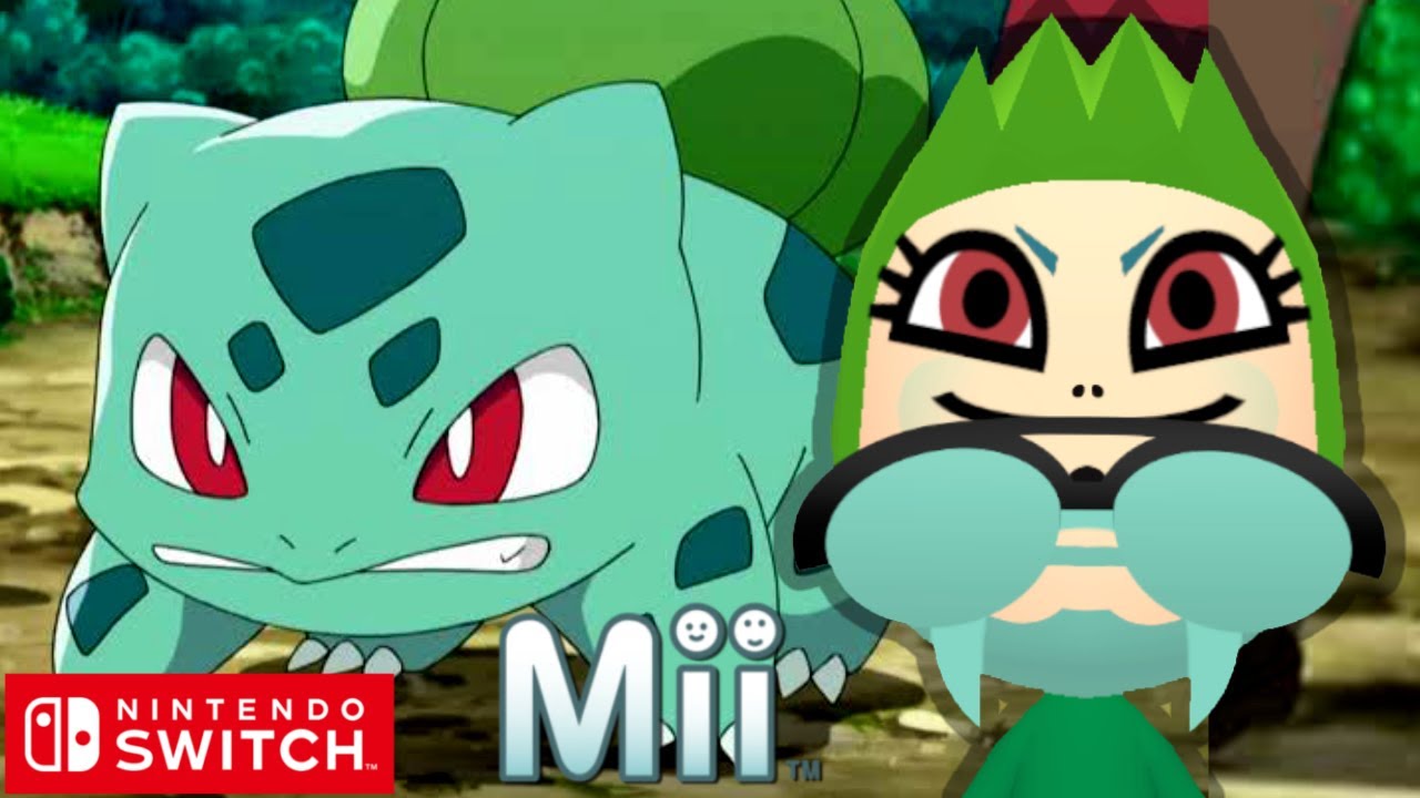 【ポケットモンスター】フシギダネ Mii作り方【Nintendo Switch】