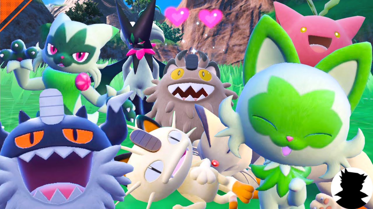 【ポケモンSV】ニャオハ・ニャースたちの進化系とかわいい猫ねこピクニック！