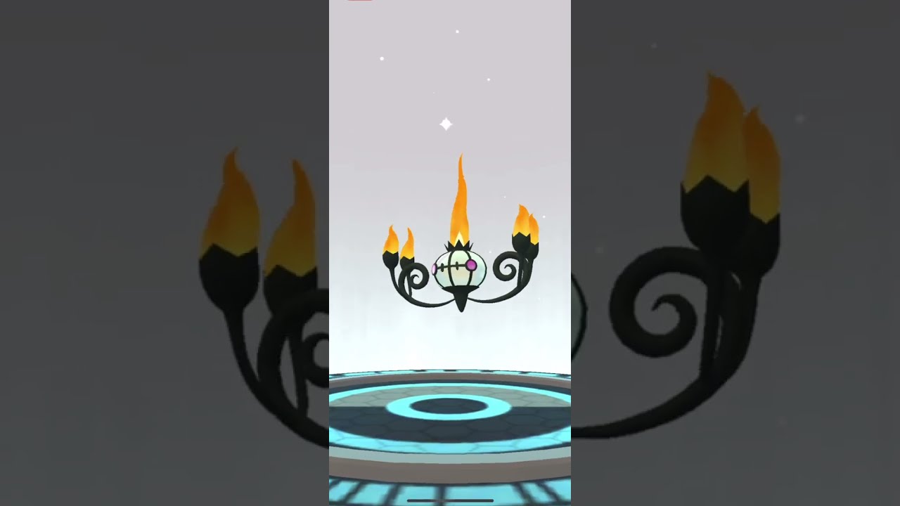 【ポケモンGO】色違いヒトモシ➡︎シャンデラ【コミュデイ2022年10月】 #shorts