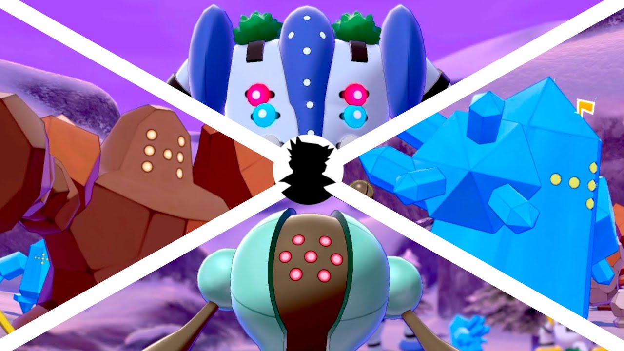 【伝説ポケモンキャンプリサーチ】レジギガス・レジロック・レジアイス・レジスチル＆色違い