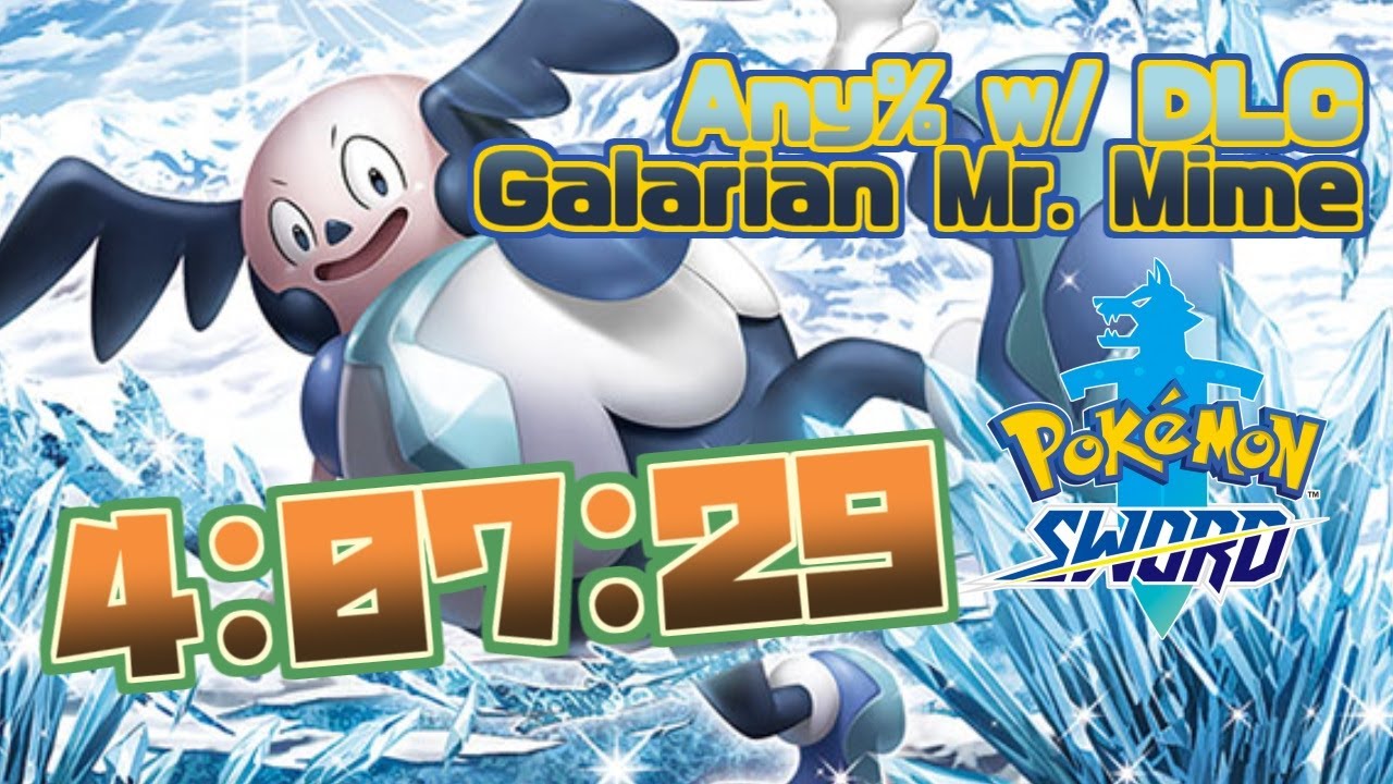 【RTA】ポケモン ソード Any% with DLC ENG ガラルバリヤード 4:07:29【ポケモン剣盾】