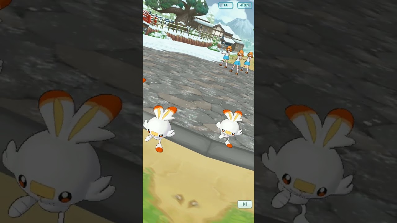 ポケモンマスターズ　ミニスカート（ヒバニー）バディーズわざ