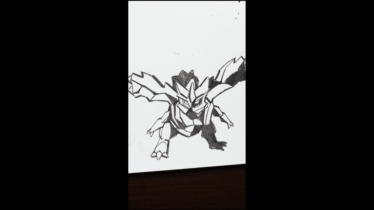 【ポケモン】　キュレムを描いてみた