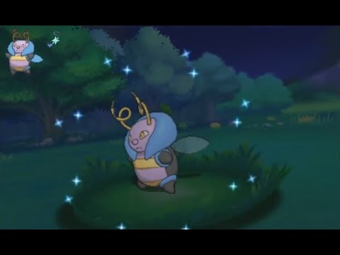 3DS【ポケモン ORAS】 shiny Volbeat 色違い バルビート 色違 電螢蟲