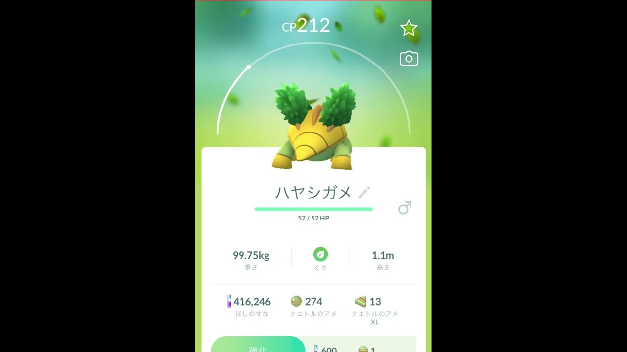 ハヤシガメ　０✨ #ポケモンgo