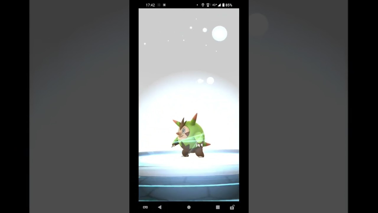 【コミュニティデイ】ハリマロンの進化！ #ポケモンgo #pokémongo #short #コミュニティデイ #ハリマロン#ブリガロン