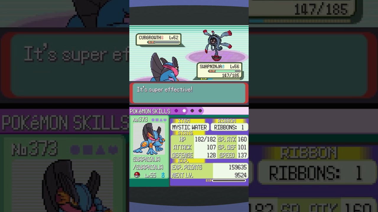 Swapninja sweeps Phoebe in Pokemon Fusion 3