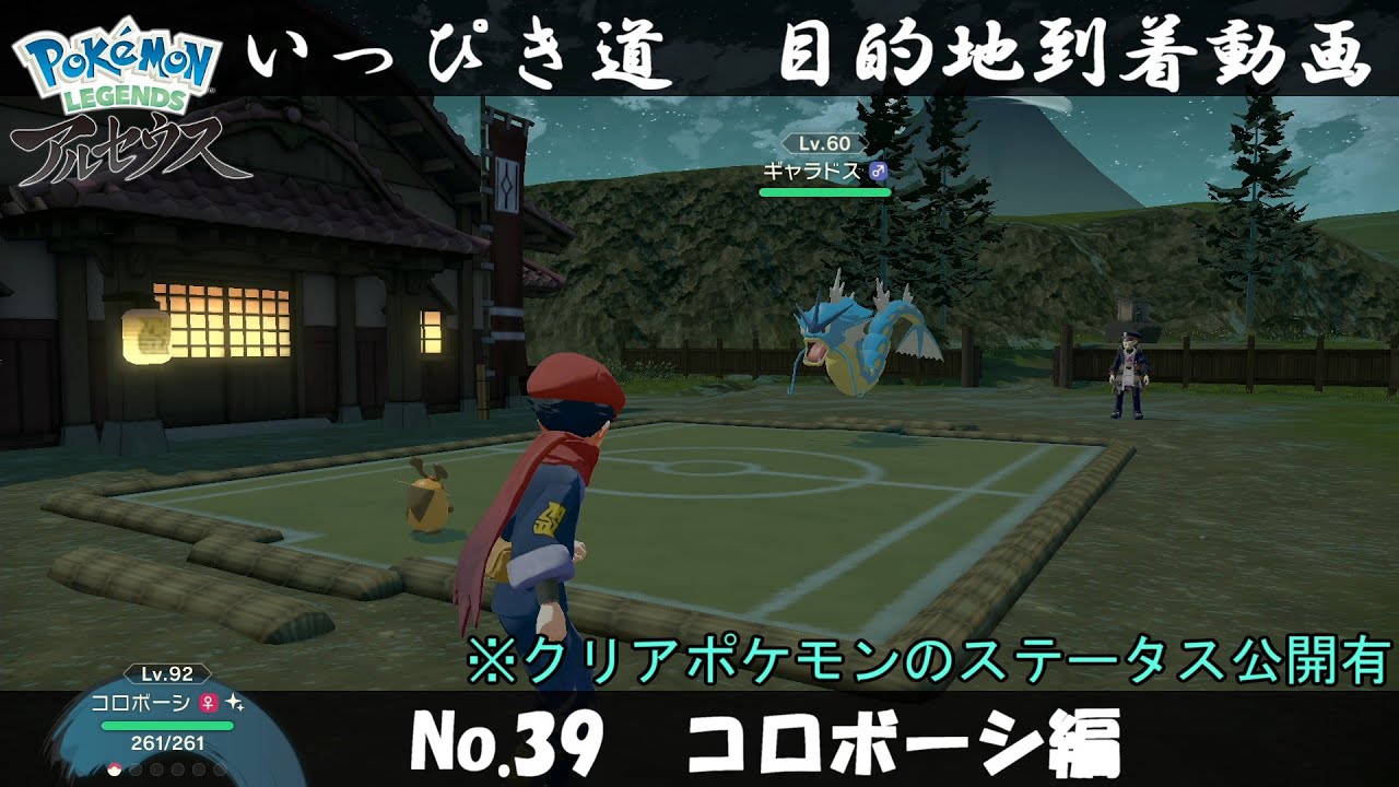 【いっぴき道攻略】No.39 コロボーシ編【Pokémon LEGENDS アルセウス】