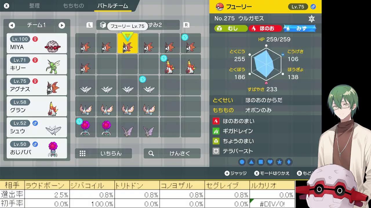 【ポケモンSV】チヲハウハネ名に使ったらいいか迷走中