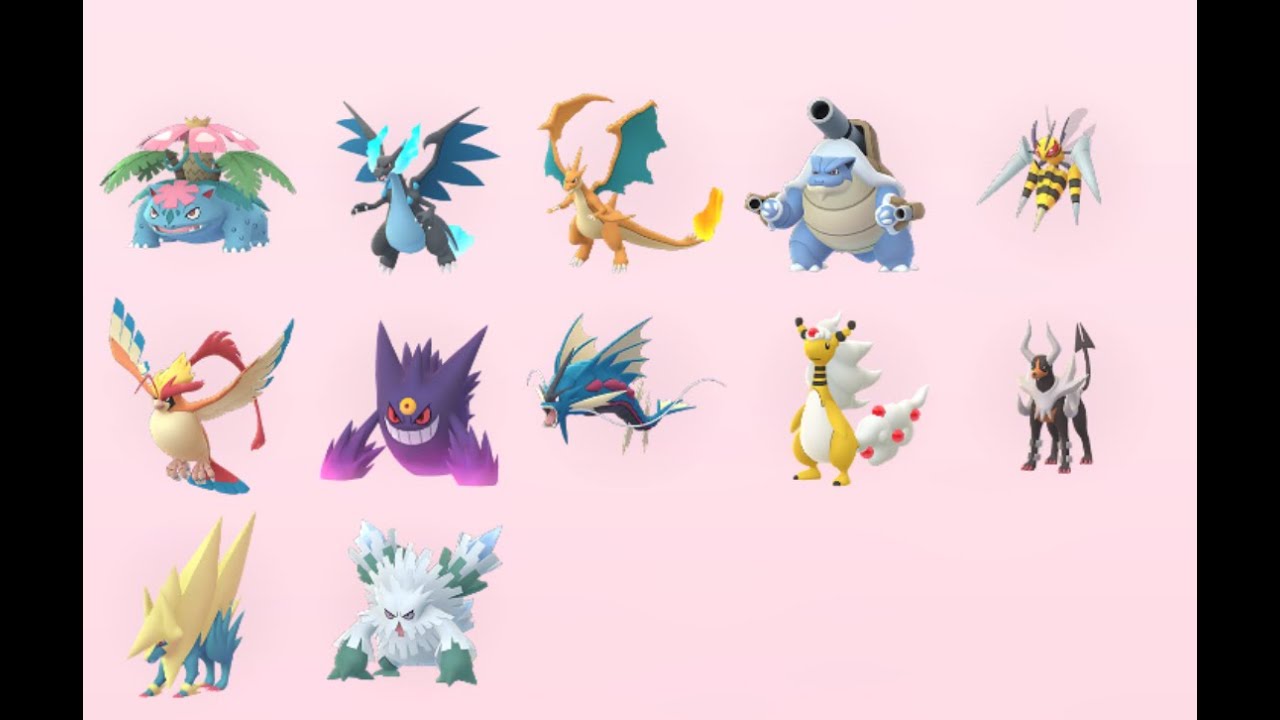 【ポケモンGO】【POKEMON GO】『メガ進化１２種』