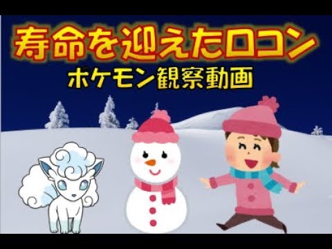 寿命を迎えたロコン「ポケモン茶番」