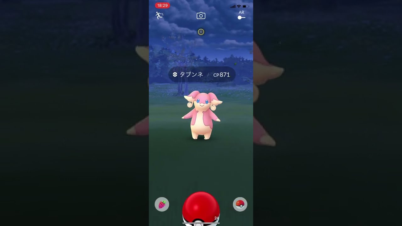 【ポケモンGO】野生のタブンネ Wild pokemon Audino #shorts