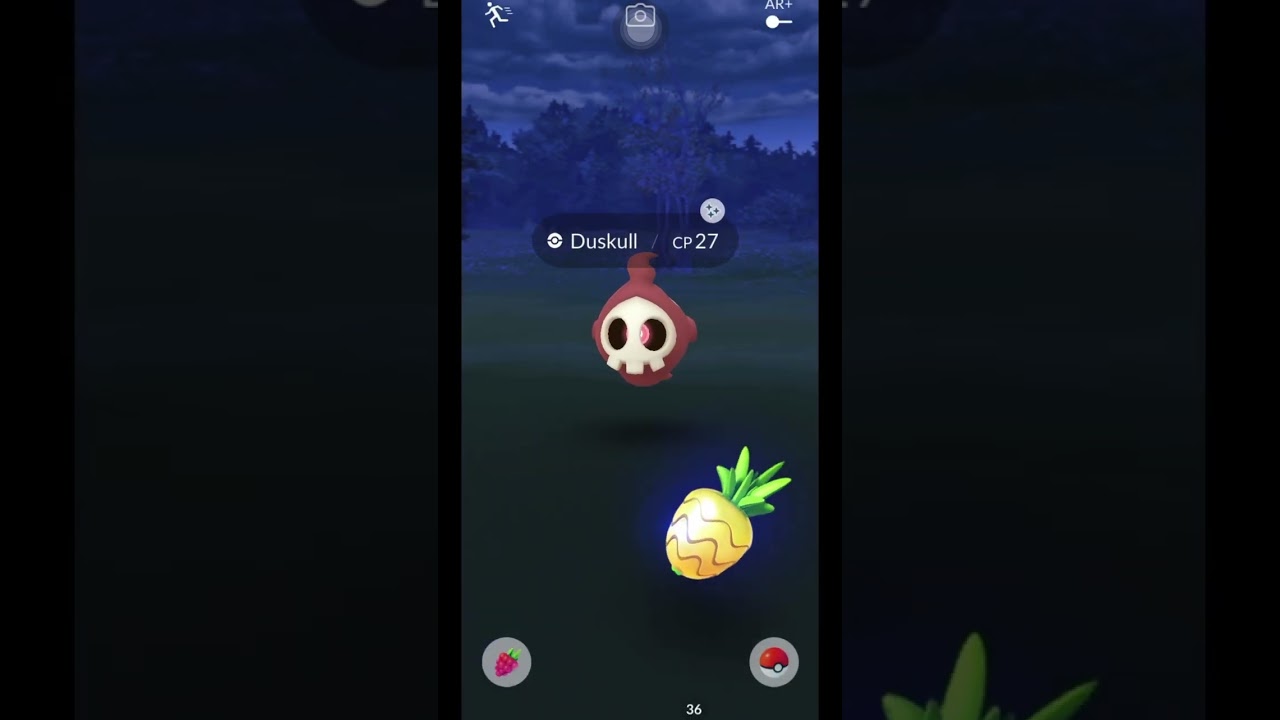 What is the colour of shiny duskull in Pokémon go ?#shorts #pokemongo
