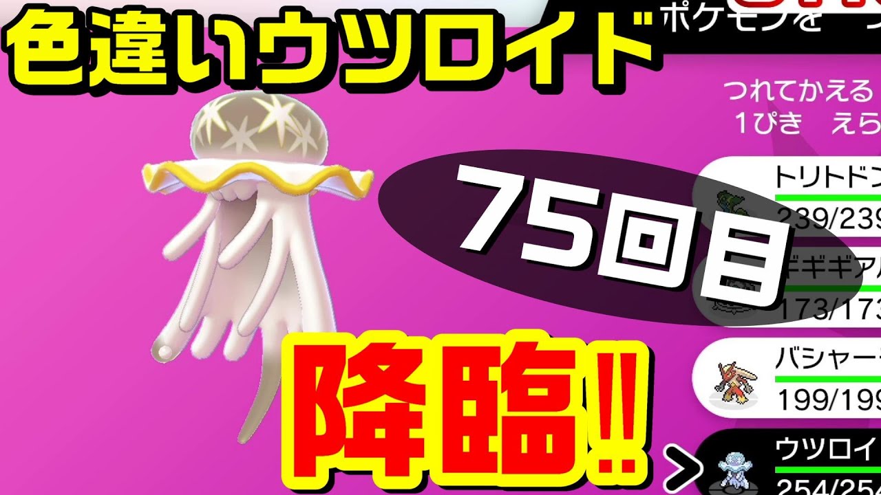 ※音量注意 色違いウツロイドが出て発狂した後放心状態になる厳選廃人 ダイマックスアドベンチャー【ポケモン剣盾】【鎧の孤島】【冠の雪原】