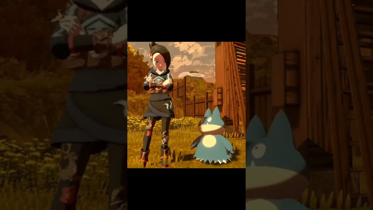 【レジェンズ アルセウス】顔を見合わせるヨネとゴンベ　#Shorts