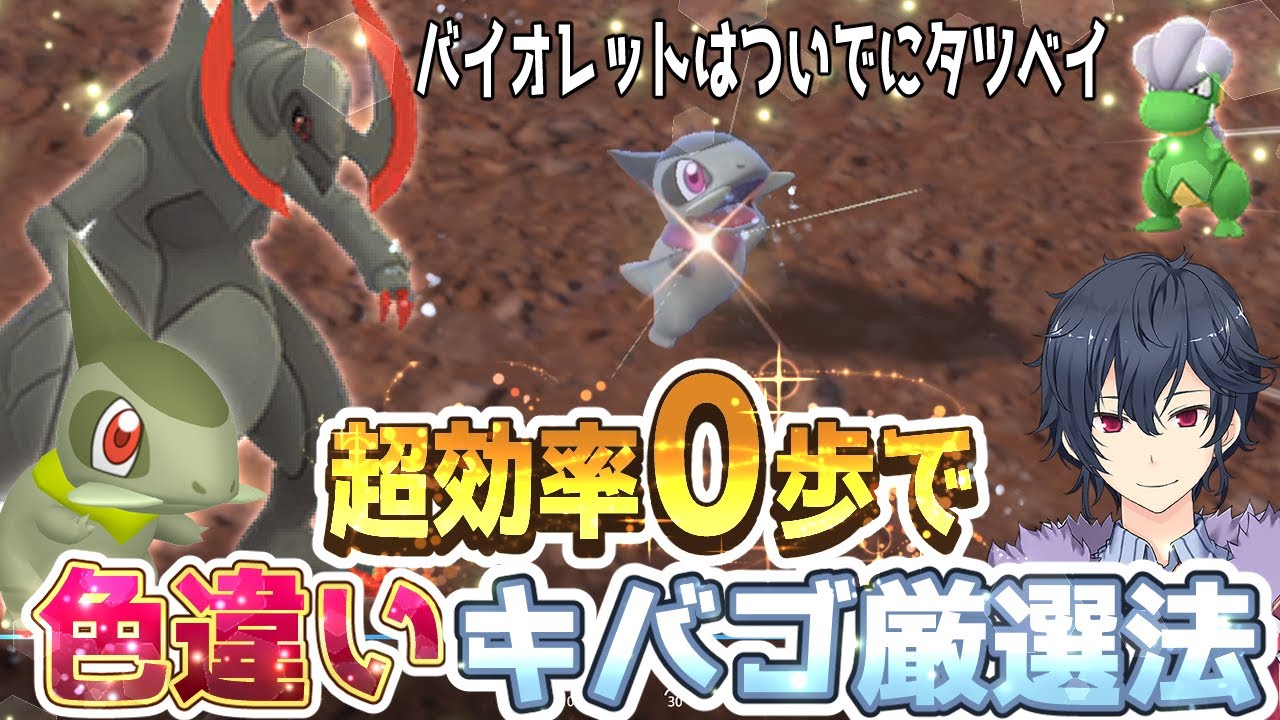 【ポケモンSV】本当は教えたくない色違いキバゴ超高速厳選方法【ポケモンスカーレットバイオレット】