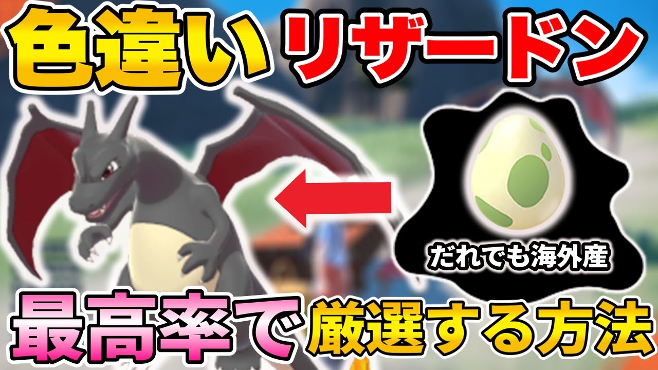 【ポケモンSV】色違いリザードンを最効率で厳選できて海外産メタモンを超簡単に入手できる方法を実践します【スカーレット/バイオレット】
