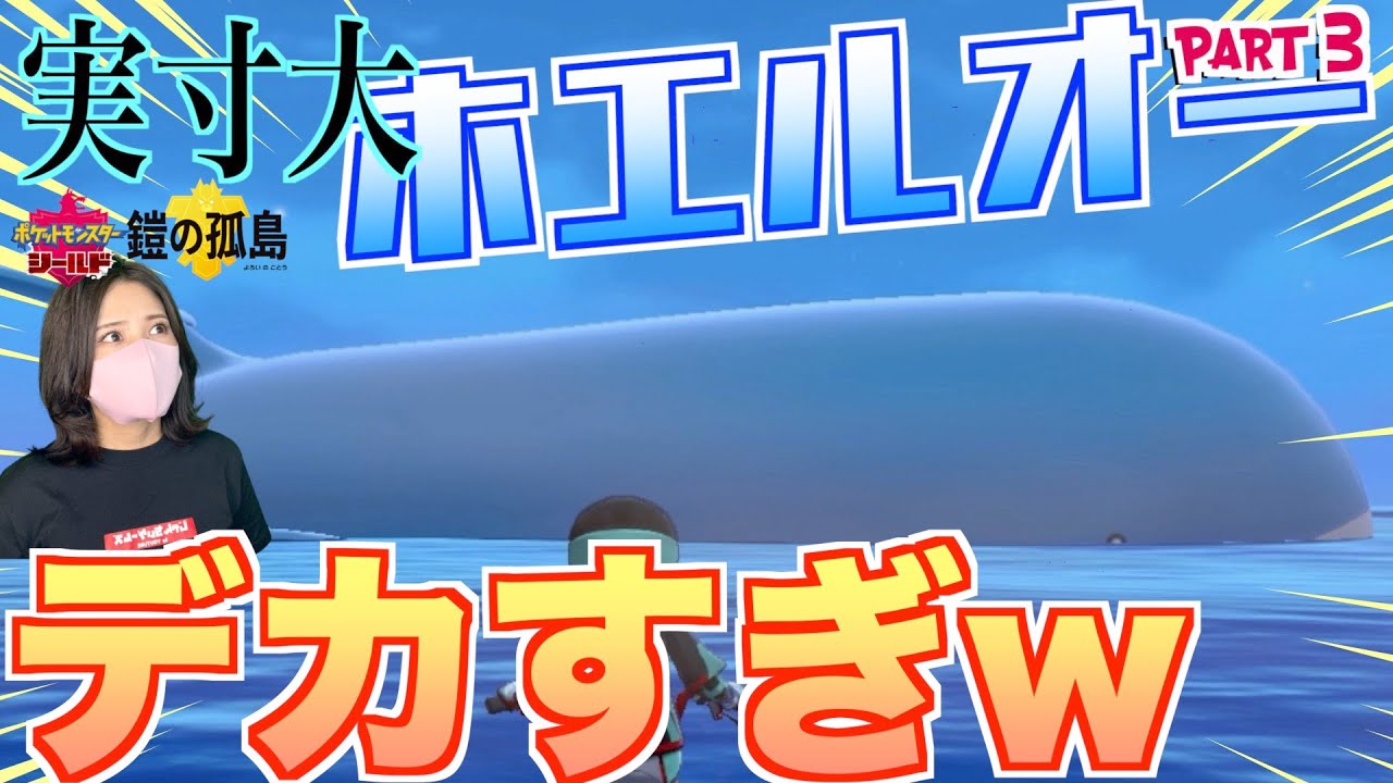 【ポケモン剣盾/鎧の孤島】ホエルオー知らない女【ポケットモンスターソードシールド】part3