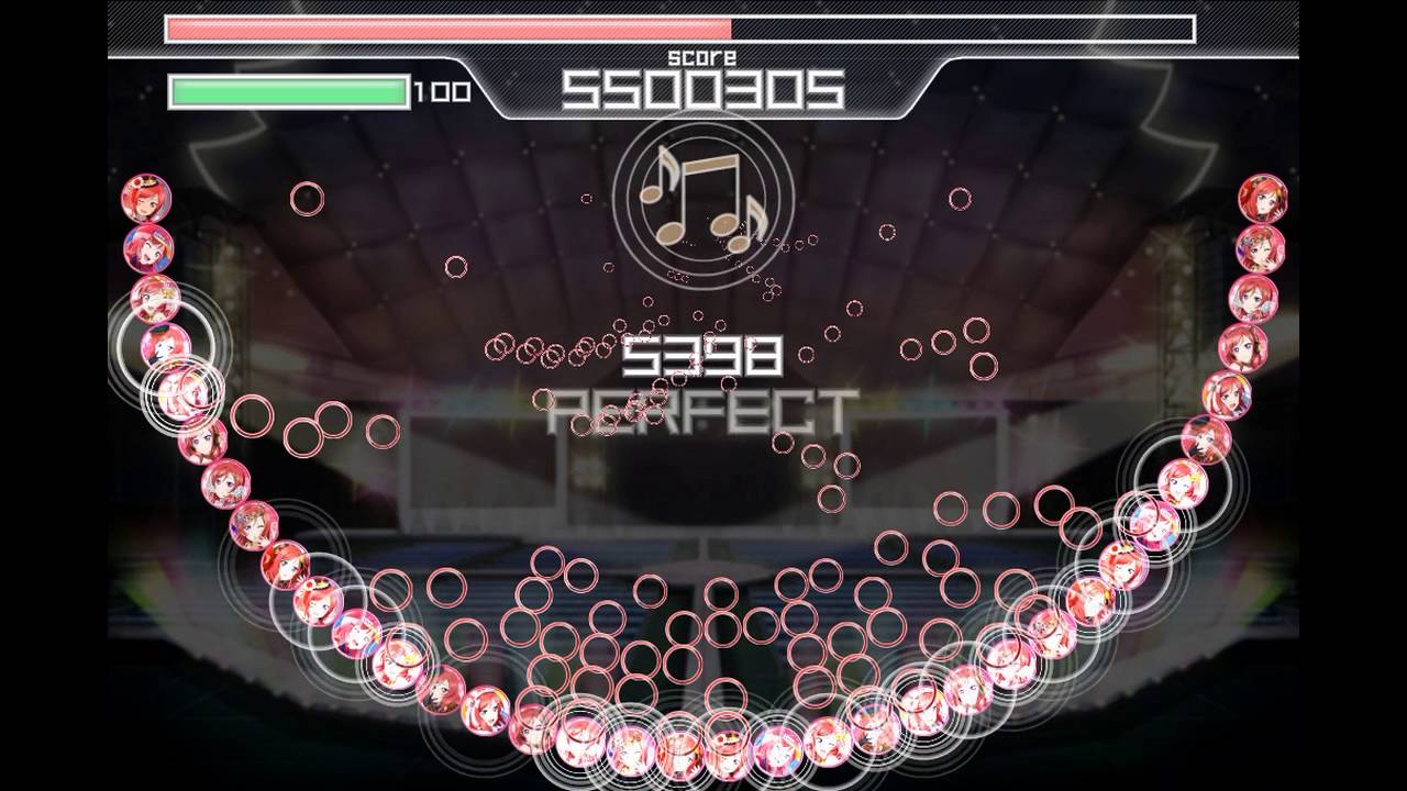 スクフェスにサーカス・ギャロップを移植したら弾幕ゲーになった