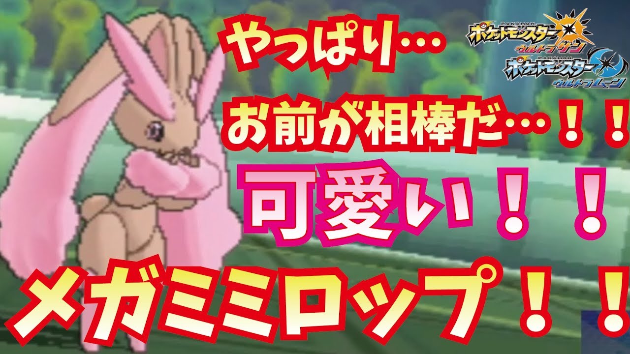 ミミロップ…お前がナンバーワンだ！！【ポケモンUSUM/ウルトラサン・ウルトラムーン】