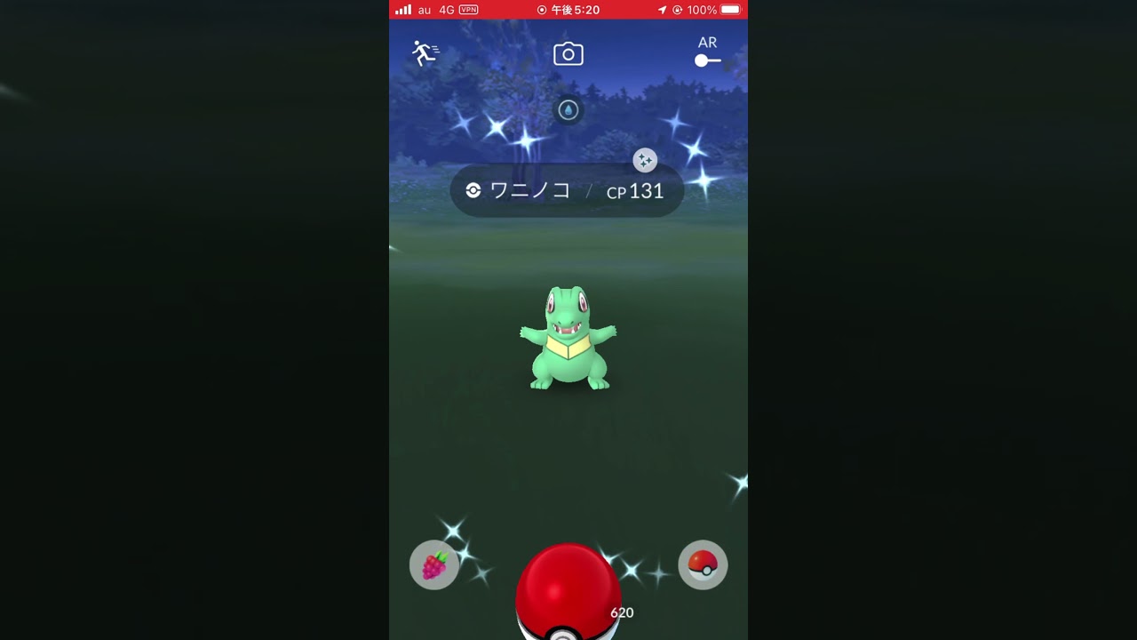 ワニノコ色違い！ 名前はあのおもちゃの名前 #ポケモンgo #色違い ＃ワニノコ