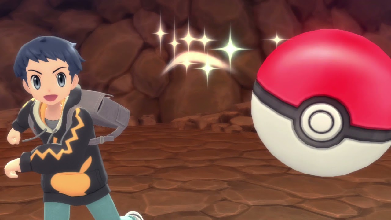 ポケットモンスターブリリアントダイヤモンド　地下大洞窟でヤミカラスを捕獲しようと試みたが、かなりのしぶとさを誇る