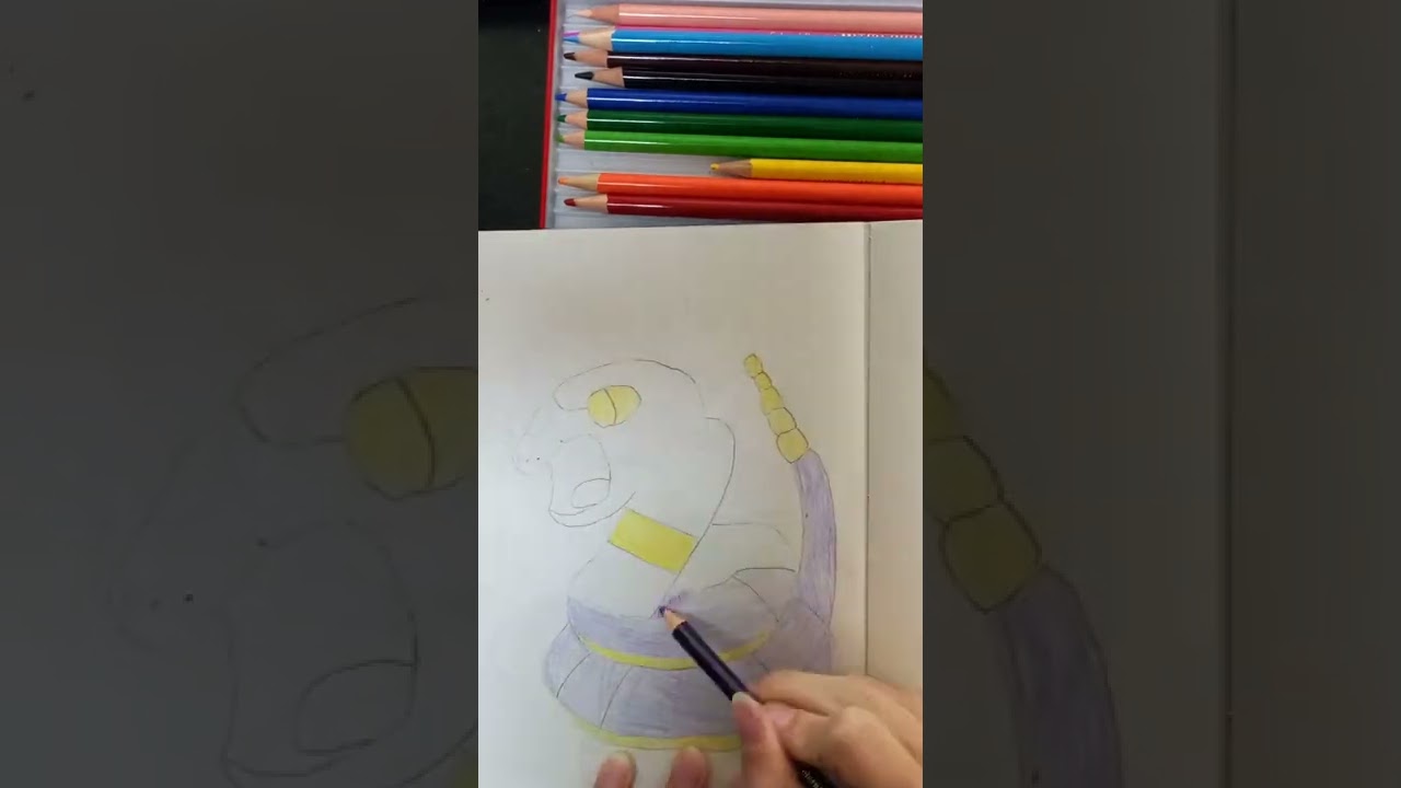 【初代151匹】ポケモン描けるかな？ 【16匹目 アーボ Ekans】 #Shorts