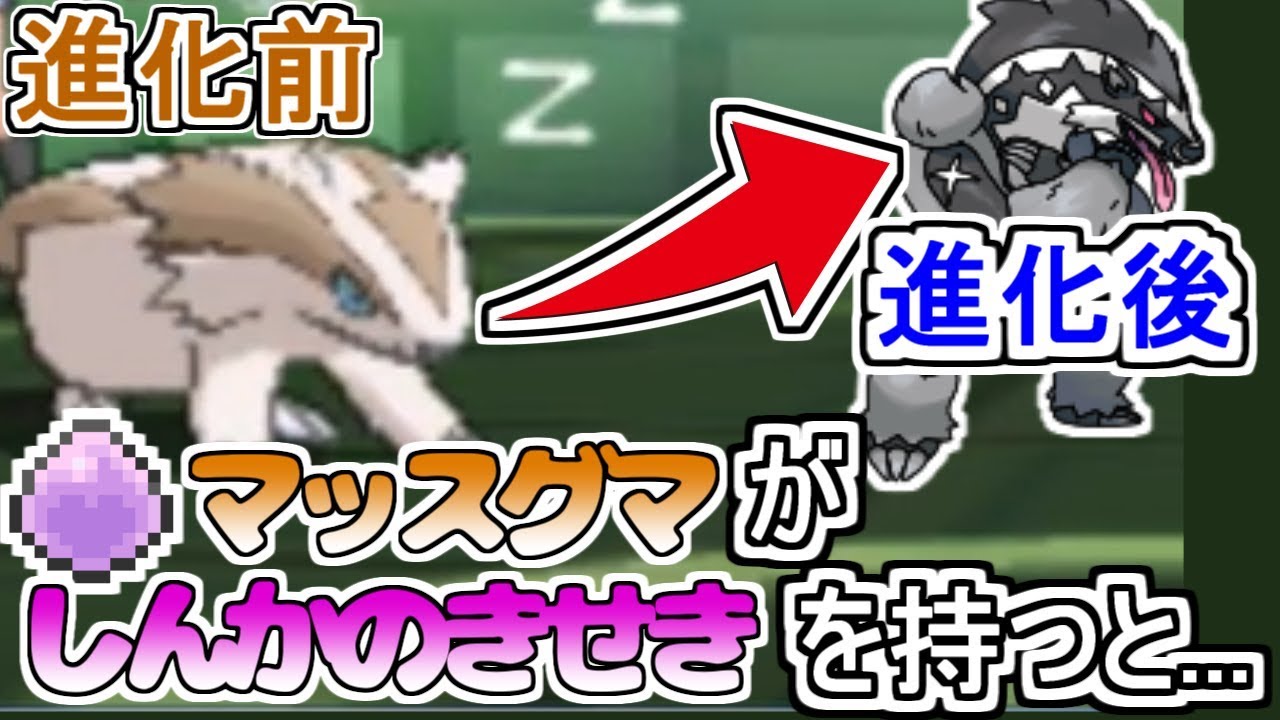 しんかのきせきマッスグマが"理論上"とても強いことが判明… 【ポケモンUSUM】
