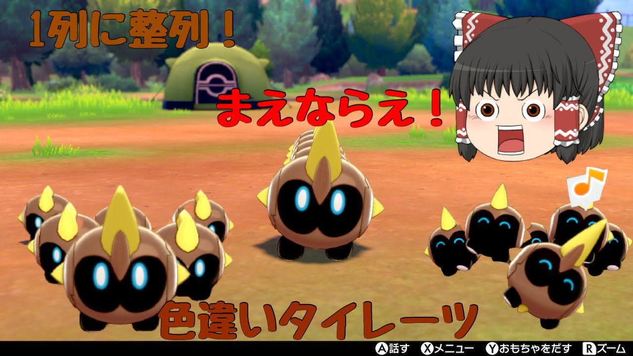 【ポケモン色違い】整列！ まえならえ！ 色違いタイレーツ ゆっくり実況