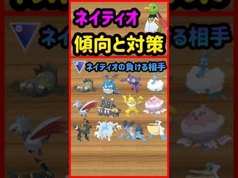ネイティオ傾向と対策【ポケモンGO】　#Shorts
